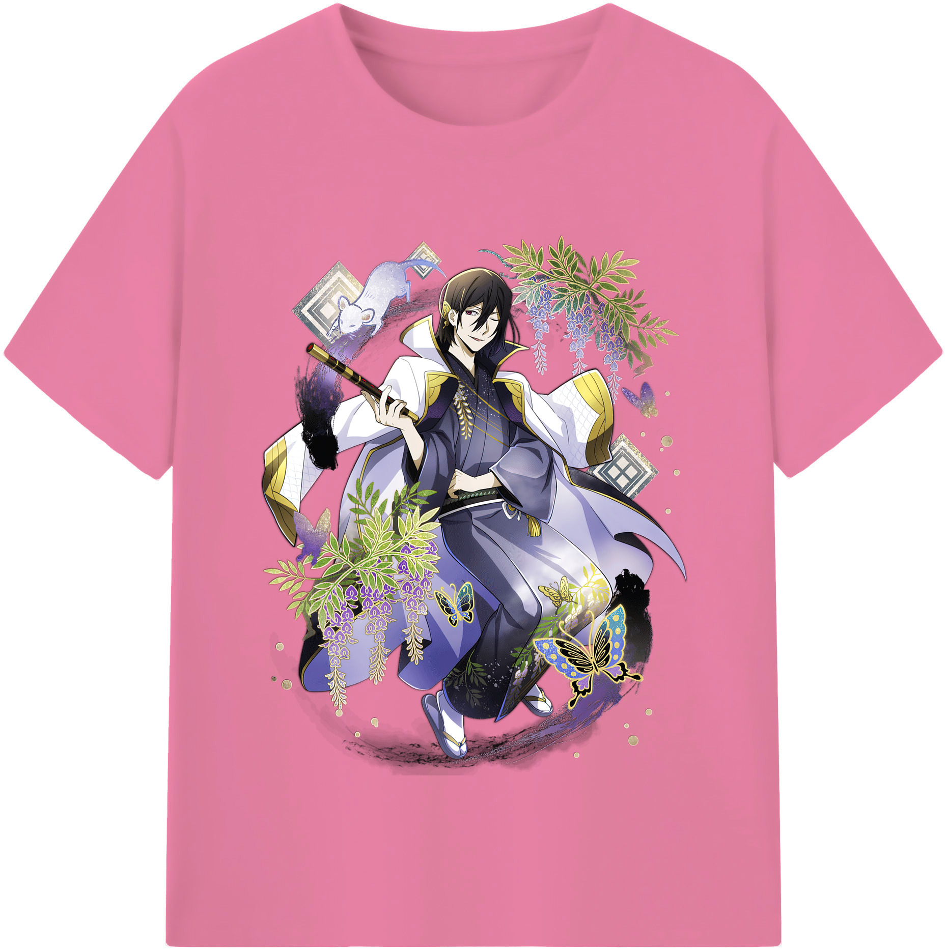 （画像用） 文豪ストレイドッグス Bungo Stray Dogs 綿100％半袖Tシャツ（フロントプリント）